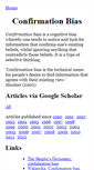 Mobile Screenshot of conservatism-bias.behaviouralfinance.net