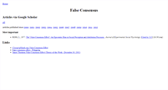 Desktop Screenshot of false-consensus.behaviouralfinance.net
