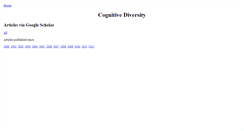 Desktop Screenshot of cognitive-diversity.behaviouralfinance.net