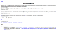 Desktop Screenshot of disposition-effect.behaviouralfinance.net