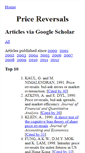 Mobile Screenshot of price-reversals.behaviouralfinance.net